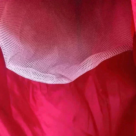 Vtg 90’s Nike Men’s Red Hooded Anorak 1/2 Zip Pullover Windbreaker Jacket Sz XL - Picture 9 of 16